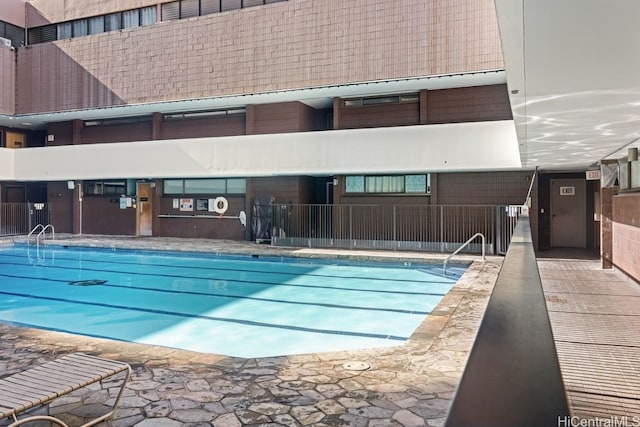 view of pool