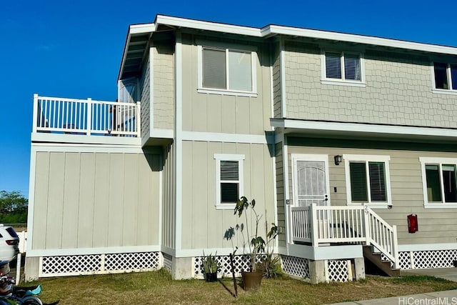 view of rear view of house