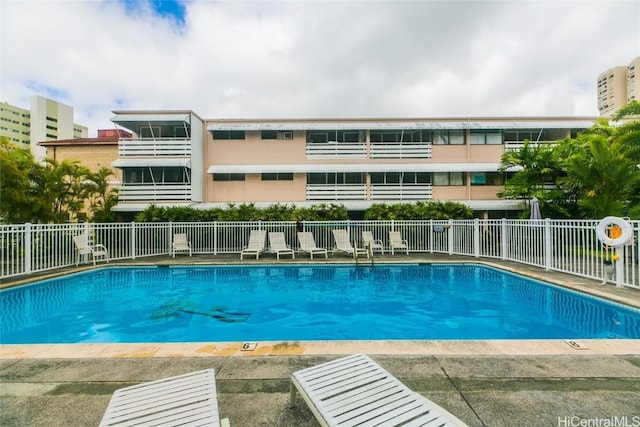 view of pool