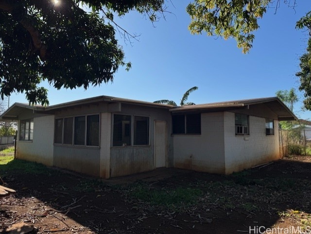 view of rear view of house