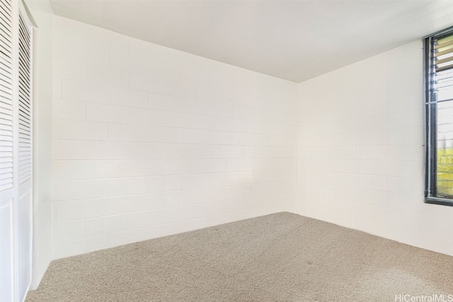 empty room featuring carpet floors