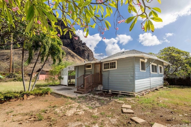 back of property featuring a patio area