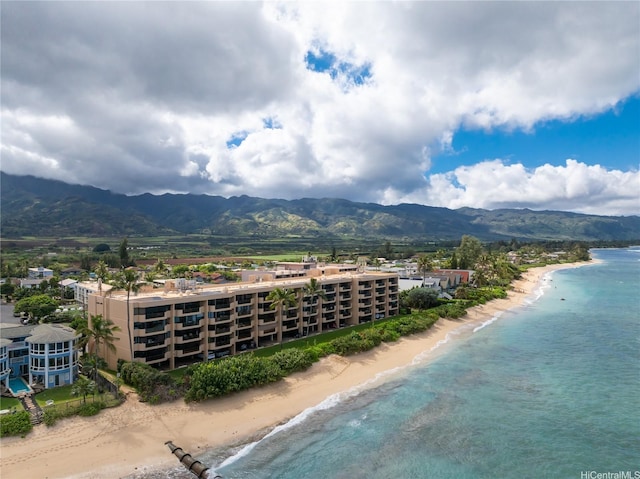 68-159 Au St Unit Ph2, Waialua, HI 96791 - drone / aerial view of a water and mountain view