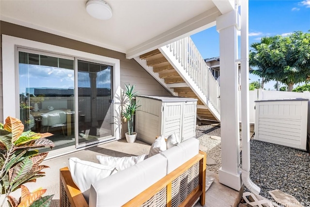 view of patio / terrace with outdoor lounge area