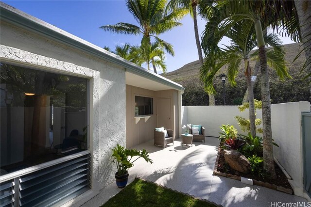 exterior space featuring a patio area