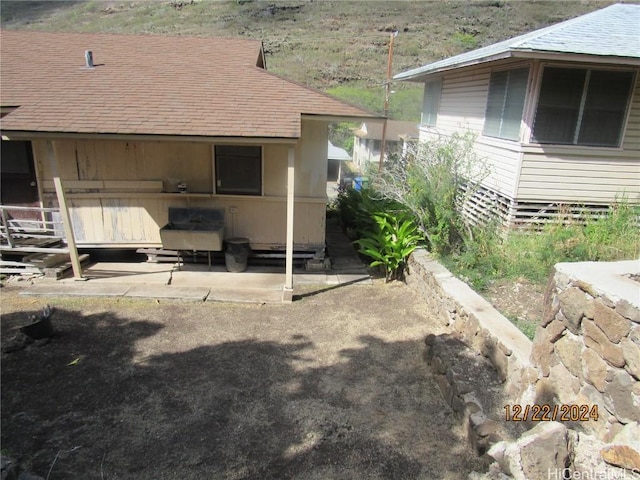 exterior space with a patio area