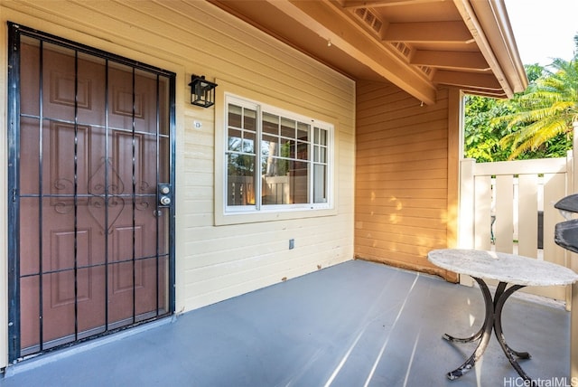 view of patio / terrace featuring a porch