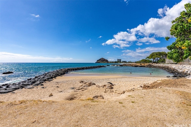 water view featuring a view of the beach