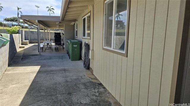 view of patio