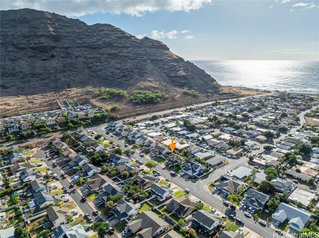 property view of mountains with a water view