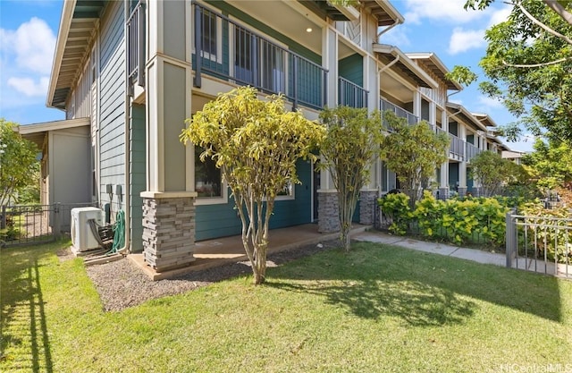 view of property featuring ac unit