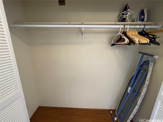 view of closet