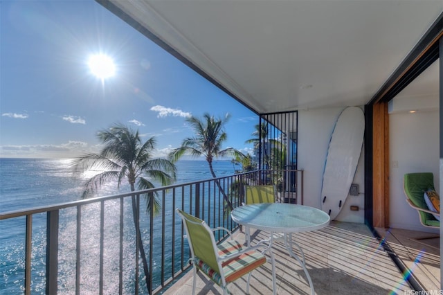 2987 Kalakaua Ave Unit 706, Honolulu, HI 96815 - balcony with a water view