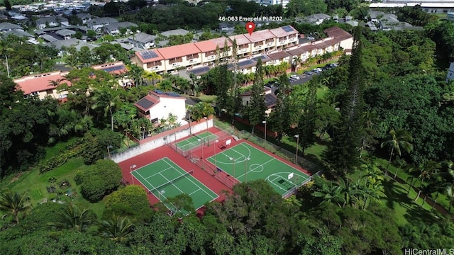 view of sport court