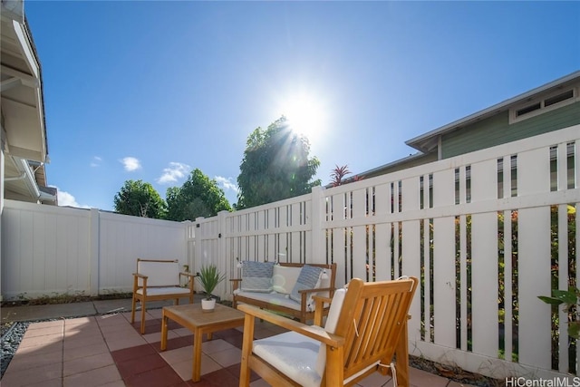 view of patio