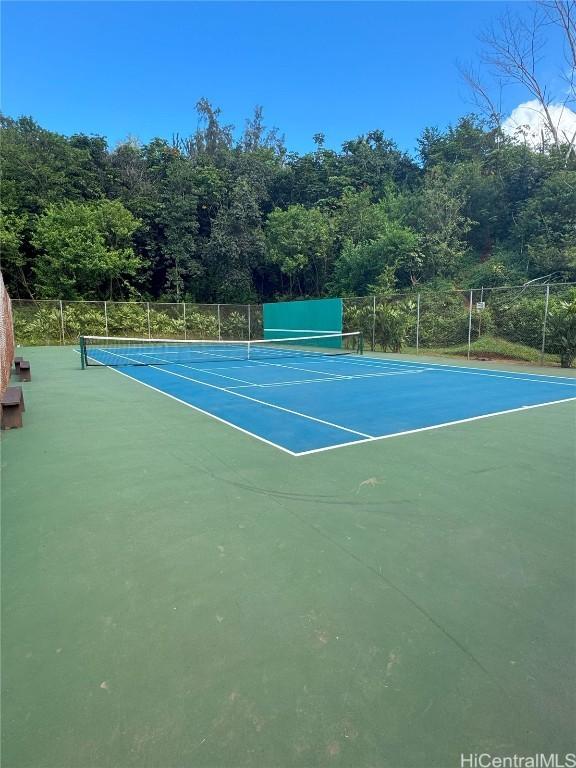 view of tennis court