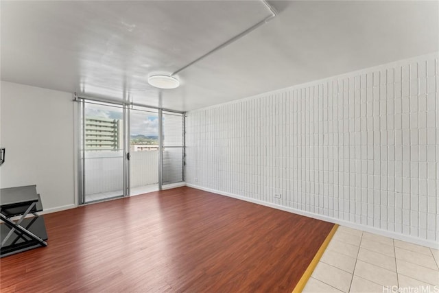 view of tiled spare room