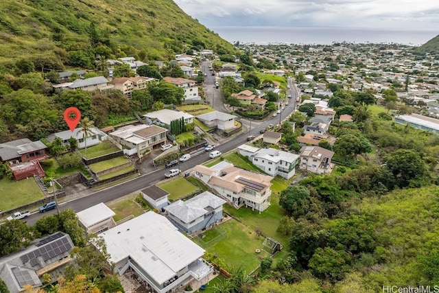 drone / aerial view