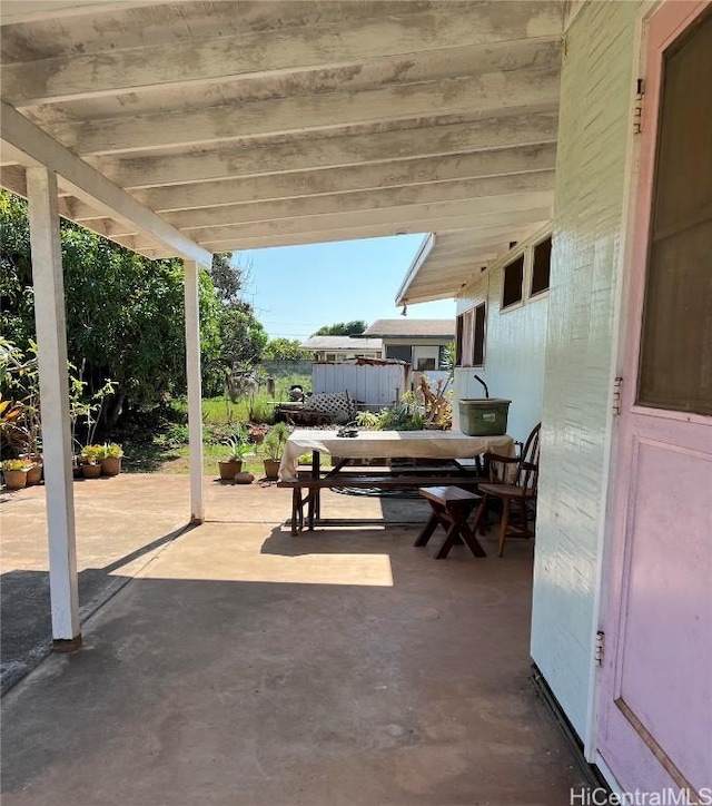 view of patio / terrace