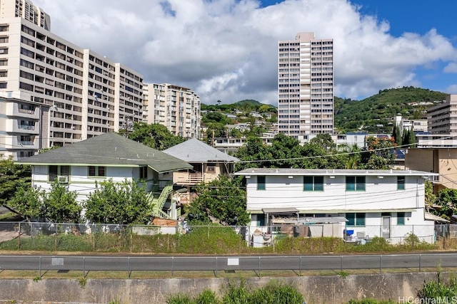 view of property with a mountain view