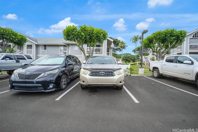 view of vehicle parking