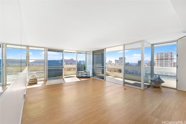 unfurnished sunroom featuring plenty of natural light