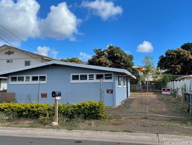 view of side of home