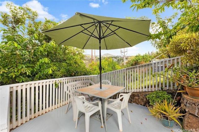 view of patio