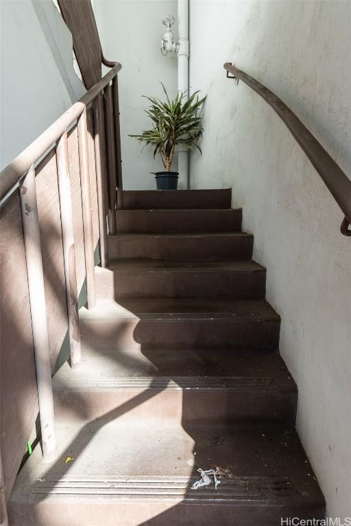 view of staircase