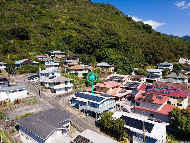 810 Puunani Pl, Honolulu, HI 96817 - aerial perspective of suburban area featuring a heavily wooded area