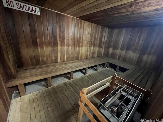 view of sauna / steam room