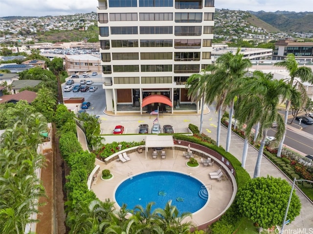 view of pool