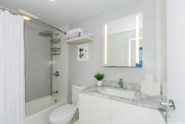 987 Queen St Unit 1401, Honolulu, HI 96814 - full bathroom with vanity, toilet, and shower / tub combo