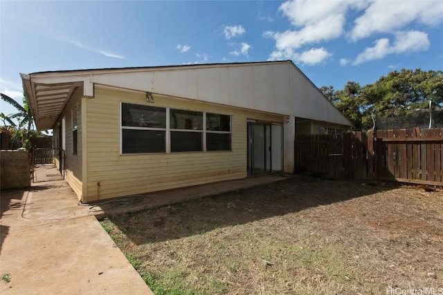 view of rear view of house