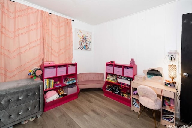 interior space featuring hardwood / wood-style floors