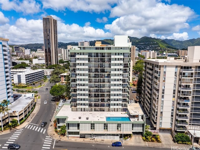 view of property featuring a city view and a mountain view