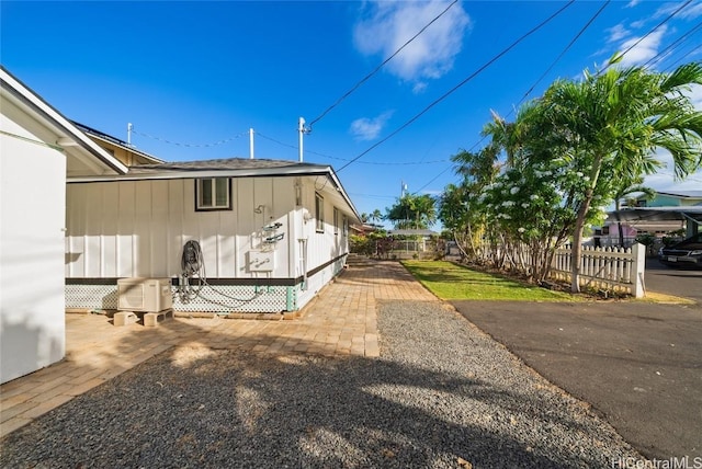 view of side of home