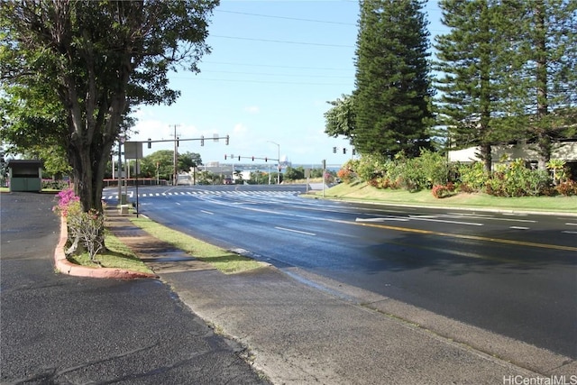 view of road