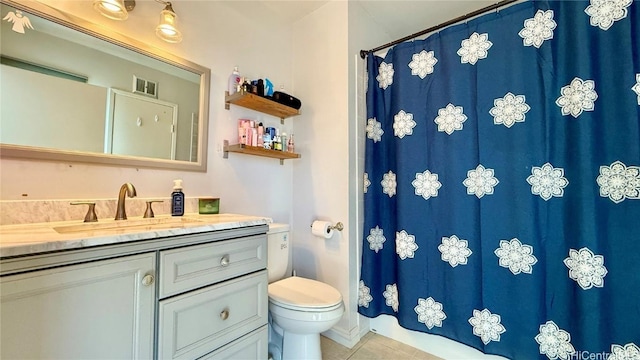 98-271 Kaonohi St Unit H2, Aiea, HI 96701 - bathroom featuring vanity, tile patterned floors, and toilet