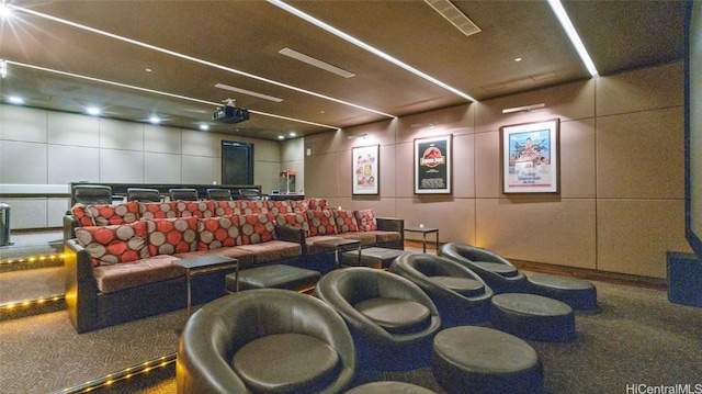 view of home theater room