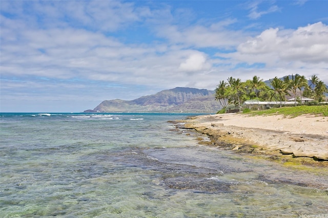 87-1980 Pakeke St Unit J, Waianae, HI 96792 - mountain view with expansive beach