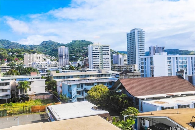 city view featuring a mountain view