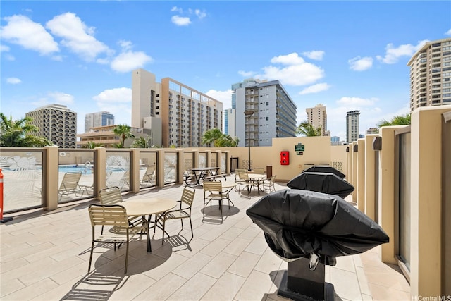 2240 Kuhio Ave Unit 1210, Honolulu, HI 96815 - view of patio with a view of skyline