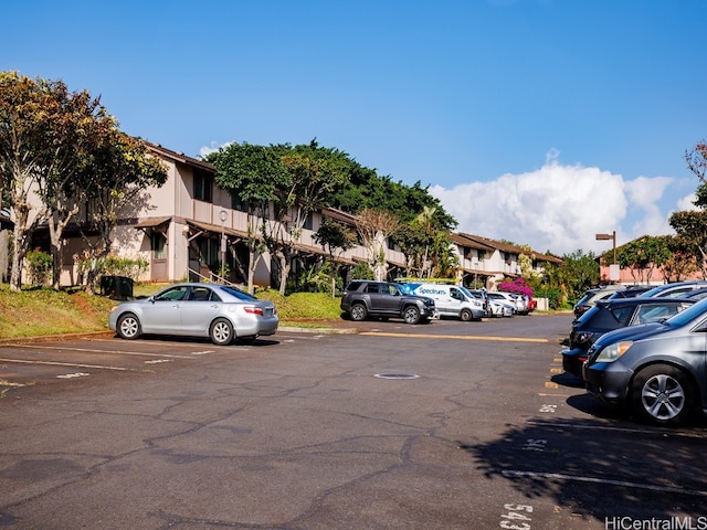 view of vehicle parking