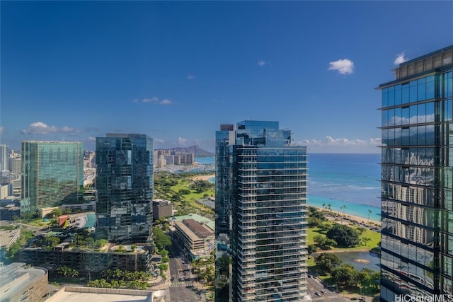 city view with a view of the beach and a water view