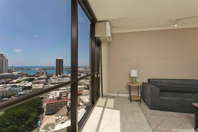 60 N Beretania St Unit 2008, Honolulu, HI 96817 - balcony with a water view and a view of city