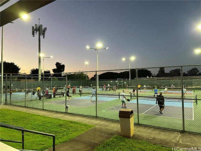 view of sport court