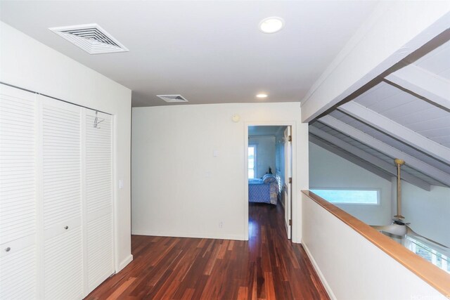 45-001 Lilipuna Rd Unit B, Kaneohe, HI 96744 - hallway featuring wood finished floors and recessed lighting