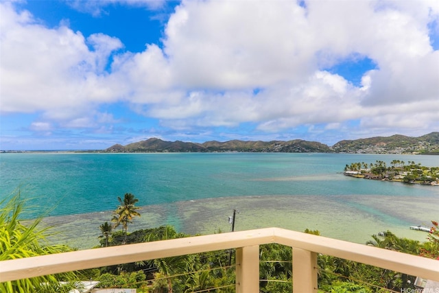 45-001 Lilipuna Rd Unit B, Kaneohe, HI 96744 - water view featuring mountains