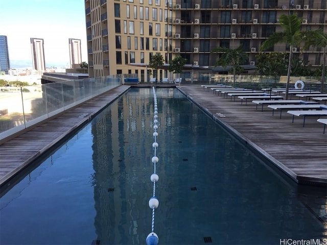 view of pool